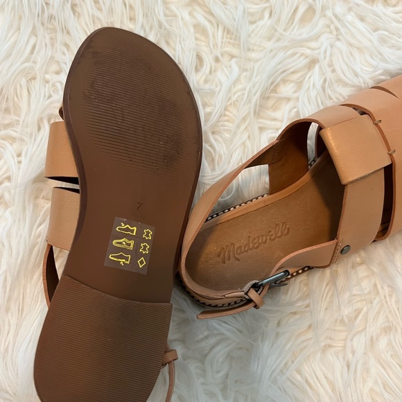 Madewell ankle straps leather sandals - Picture 2 of 8